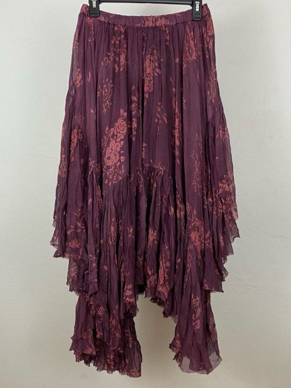 ISO Free People Plum Maroon clover Skirt - Picture 2 of 2